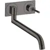 Image de hansgrohe Axor Uno Mitigeur mural pour évier, chrome noir brossé