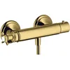 Image de hansgrohe AXOR Montreux thermostat de douche pour montage apparent, 1 consommateur, 16261990, Couleur: Polished Gold Optic