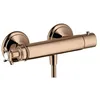 Image de hansgrohe AXOR Montreux thermostat de douche pour montage apparent, 1 consommateur, 16261300, Couleur: Polished Red Gold