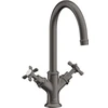 Image de hansgrohe Mitigeur lavabo à deux poignées 210 Axor Montreux A 175 mm, chromé, avec tirette, bleu