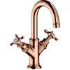 Image de hansgrohe AXOR Montreux mitigeur lavabo 2 poignées 160, vidage rapide, pour lavabo, 16505300, Couleur: Polished Red Gold