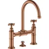 Image de hansgrohe AXOR Montreux mitigeur lavabo 2 poignées 220, vidage escamotable, 16510310, Couleur: Brushed Red Gold