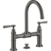 Image de hansgrohe Robinet lavabo à deux poignées 220 Axor Montreux A 175 mm, H, tirette, bleu vc