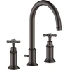 Image de hansgrohe Robinet lavabo 3 trous 180 Axor Montreux A 175mm, avec croix, tirette, bleu