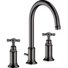 Image de hansgrohe Axor Montreux Mitigeur lavabo 3 trous 180 175 mm, avec croix, tirette, bleu po vc