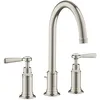 Image de hansgrohe AXOR Mitigeur lavabo 3 trous Montreux 180, vidage escamotable, béquilles, projection 175mm, 16514800, Couleur: acier inox Optic