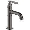 Image de hansgrohe AXOR Mitigeur monocommande de lavabo Montreux 100, sans vidage escamotable, saillie 142mm, 16516340, Couleur: Brushed Black Chrome