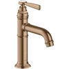 Image de hansgrohe Axor Montreux Mitigeur lavabo mono 100 142 mm, brosse chromé