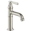 Image de hansgrohe AXOR Mitigeur monocommande de lavabo Montreux 100, sans vidage escamotable, saillie 142mm, 16516800, Couleur: acier inox Optic