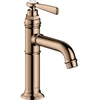 Image de hansgrohe Mitigeur lavabo monocommande 100 Axor Montreux A 142mm, sans garniture, poli or rouge