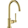 Image de hansgrohe AXOR Mitigeur monocommande de lavabo Montreux 210, sans déchets, porte-à-faux 175mm, 16518950, Couleur: Brushed Brass