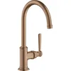 Image de hansgrohe AXOR Mitigeur monocommande de lavabo Montreux 210, sans déchets, porte-à-faux 175mm, 16518310, Couleur: Brushed Red Gold