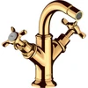 Image de hansgrohe Axor Montreux Mitigeur bidet 2 trous A 104mm, avec croix, tirette