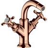Image de hansgrohe Axor Montreux Mitigeur Bidet 2 trous A 104 mm, avec poignée croix, tirette de vidage