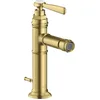 Image de Mitigeur de bidet AXOR Montreux à levier unique de la taille d'une main, avec poignée à levier et vide-poche, 16526950, Couleur: Brushed Brass