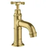 Image de hansgrohe AXOR Montreux : robinet de sol Montreux sans vidange escamotable, uniquement pour le raccordement d'eau froide, 16530950, Couleur: Brushed Brass