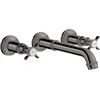 Image de hansgrohe AXOR Montreux Mélangeur lavabo 3 trous encastré, montage mural, 16532330, Couleur: Polished Black Chrome
