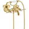 Image de hansgrohe Mitigeur évier deux poignées Axor Montreux AP, L 224 mm, levier moyen, or brossé optique
