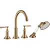 Image de hansgrohe AXOR AXOR Montreux 4 trous pour bordure de carrelage, béquilles, projection 196mm, 16554140, Couleur: Brushed Bronze
