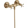 Image de hansgrohe AXOR Montreux Armature de douche pour montage apparent à 2 poignées, 1 consommateur, 16560140, Couleur: Brushed Bronze