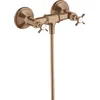 Image de hansgrohe AXOR Montreux Armature de douche pour montage apparent à 2 poignées, 1 consommateur, 16560310, Couleur: Brushed Red Gold