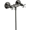 Image de hansgrohe Robinet de douche à deux poignées Axor Montreux AP, 1 jet, avec poignée croix, bleu poli