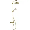 Image de Hansgrohe AXOR Montreux Pipe de douche avec thermostat, pomme de douche 240 1 jet Classic, Coloris: laiton brossé