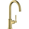 Image de hansgrohe Axor Montreux Mitigeur évier 260 avec bec pivotant, laiton brossé