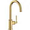 Image de hansgrohe Mitigeur monocommande pour évier 260 Axor Montreux avec bec pivotant, optique or brossé