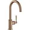 Image de hansgrohe Mitigeur monocommande évier 260 Axor Montreux avec bec pivotant, or rouge brossé