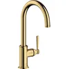 Image de hansgrohe AXOR Montreux DN 15 Mitigeur monocommande de cuisine AXOR Montreux DN 15 260 avec bec orientable, 16580990, Couleur: Polished Gold Optic