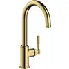 Image de hansgrohe Axor Montreux Mitigeur évier 260 avec bec pivotant, optique or poli