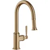 Image de Hansgrohe AXOR Montreux DN 15 Mitigeur monocommande de cuisine AXOR Montreux DN 15 180 avec douchette coulissante, Coloris: Bronze brossé