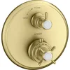 Image de hansgrohe AXOR Thermostat Montreux encastré avec robinet d'arrêt,1 consommateur, 16800950, Couleur: Brushed Brass