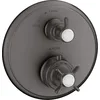 Image de hansgrohe AXOR Thermostat Montreux encastré avec robinet d'arrêt,1 consommateur, 16800340, Couleur: Brushed Black Chrome