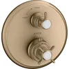 Image de hansgrohe AXOR Thermostat Montreux encastré avec robinet d'arrêt,1 consommateur, 16800140, Couleur: Brushed Bronze