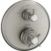 Image de hansgrohe AXOR Thermostat Montreux encastré avec robinet d'arrêt,1 consommateur, 16800800, Couleur: acier inox Optic