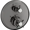 Image de hansgrohe AXOR Thermostat Montreux encastré avec robinet d'arrêt,1 consommateur, 16800330, Couleur: Polished Black Chrome