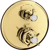 Image de hansgrohe AXOR Thermostat Montreux encastré avec vanne d'arrêt ou vanne de commutation, 16820990, Couleur: Polished Gold Optic