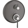 Image de hansgrohe AXOR Montreux thermostat hansgrohe AXOR Montreux encastré, robinet d'arrêt et inverseur, béquille, 2 consommateurs, 16821340, Couleur: Brushed Black Chrome