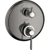 Image de hansgrohe AXOR Montreux thermostat hansgrohe AXOR Montreux encastré, robinet d'arrêt et inverseur, béquille, 2 consommateurs, 16821330, Couleur: Polished Black Chrome