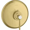 Image de hansgrohe AXOR Montreux Thermostat Montreux 43 l/min encastré, poignée à levier, 16823950, Couleur: Brushed Brass
