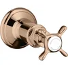 Image de hansgrohe AXOR Montreux robinet d'arrêt encastré Montreux, 16871300, Couleur: Polished Red Gold