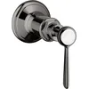 Image de hansgrohe AXOR Montreux robinet d'arrêt encastré Montreux, poignée à levier, 16872330, Couleur: Polished Black Chrome