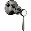 Image de hansgrohe Axor Montreux Kit de montage prêt à poser vanne d'arrêt encastrée, levier, chrome poli bleu