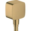 Image de hansgrohe Raccord mural Fixfit avec rotule, clapet anti-retour, bronze brossé