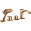 Image de hansgrohe Ensemble complet Axor Citterio E 4-L-BW-Rand mit Thermostat, brossé bronze
