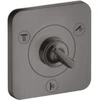 Image de hansgrohe Kit complet Axor Citterio E UP-Ab- + Um-V 120x120mm, brossé bleu vc