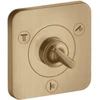 Image de hansgrohe Kit complet Axor Citterio E UP-Ab- + Um-V 120x120mm, bronze brossé