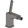 Image de hansgrohe AXOR Citterio Mitigeur monocommande de bidet AXOR Citterio, garniture de vidage, 39210340, Couleur: Brushed Black Chrome